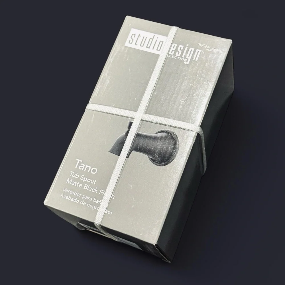 Tano by Studio Design Matte Black Tub Spout